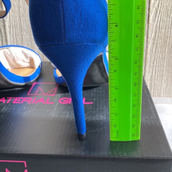 New Material Girl Blaire 5 Cobalt Sandal - Size 7.5W - Picture 6 of 10